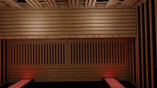 Sun Home Eclipse™ 4-Person Full Spectrum Indoor Infrared Sauna + Red Light Therapy