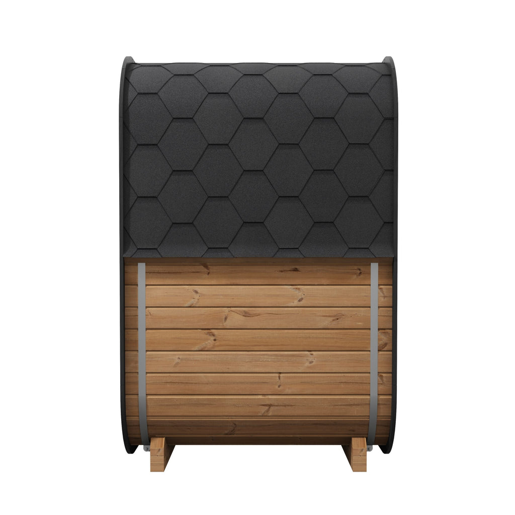 SaunaLife 2 Person 4.2' Long Outdoor Traditional Cube Sauna | Model CL3G