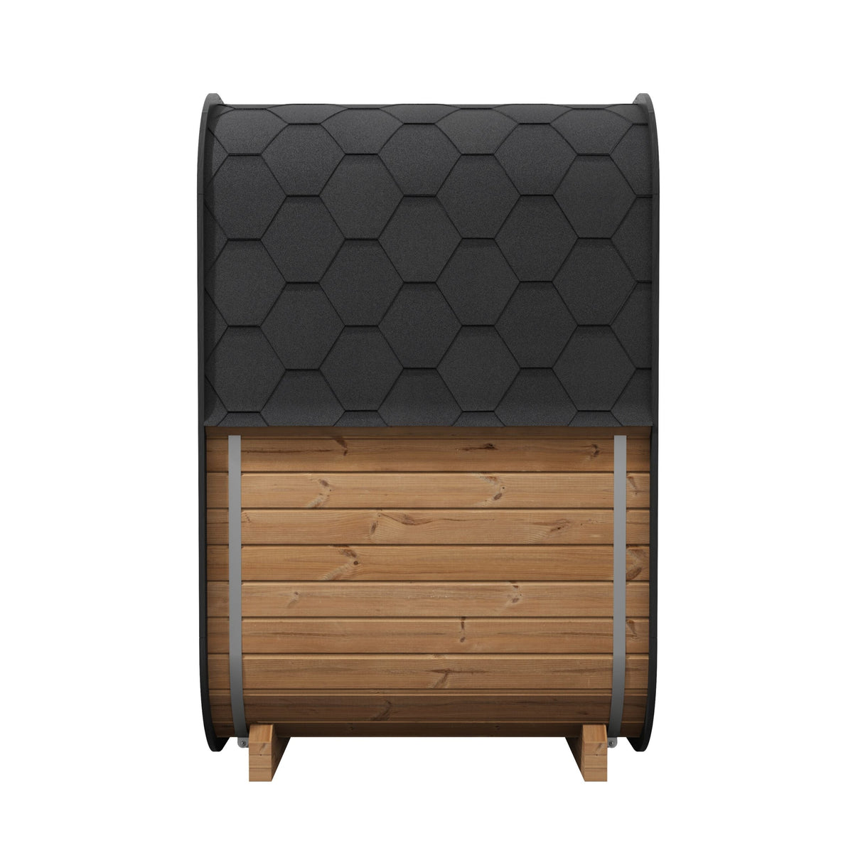 SaunaLife 2 Person 4.2' Long Outdoor Traditional Cube Sauna | Model CL3G