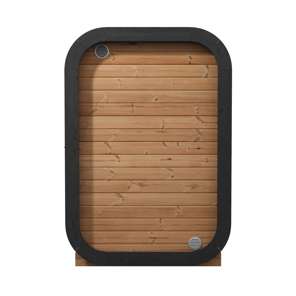 SaunaLife 2 Person 4.2' Long Outdoor Traditional Cube Sauna | Model CL3G