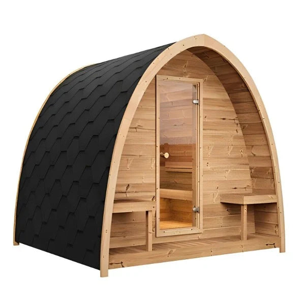 SaunaLife 6-Person Outdoor Traditional Pod Sauna | Model G3