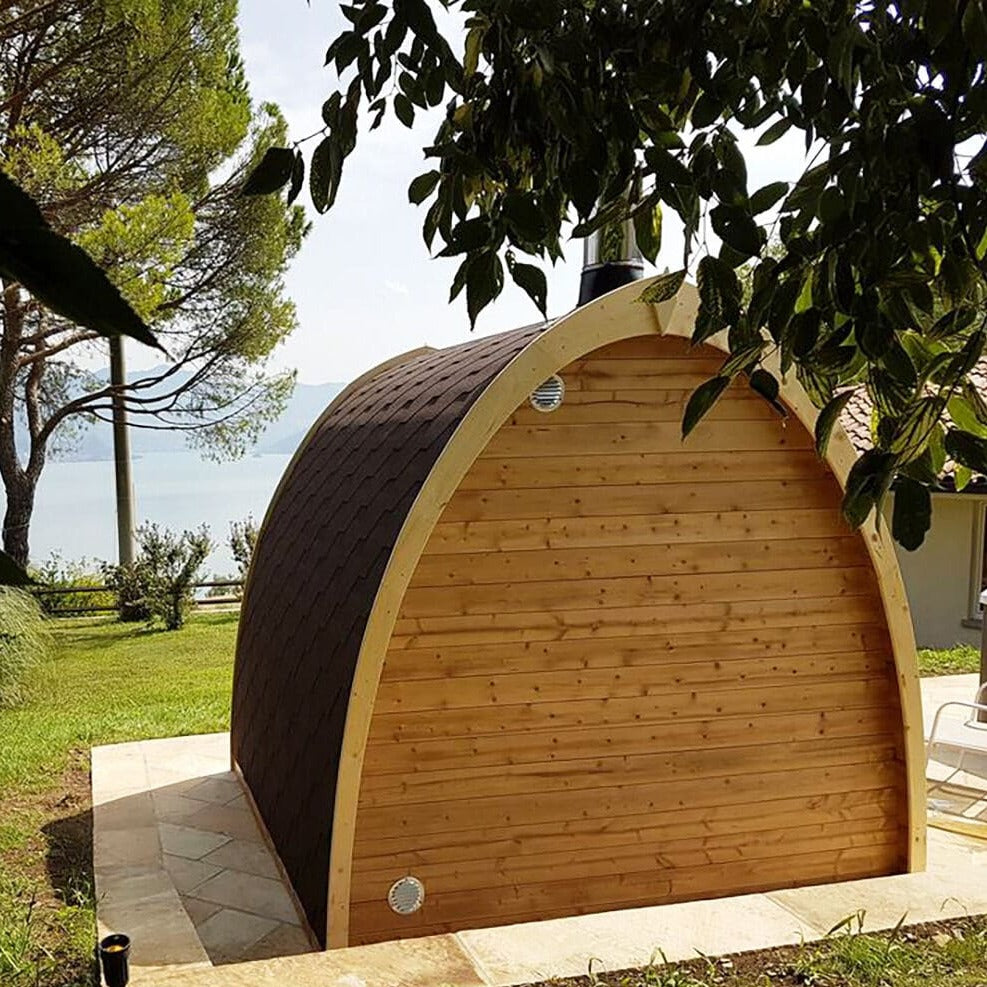 SaunaLife 6-Person Outdoor Traditional Pod Sauna | Model G3