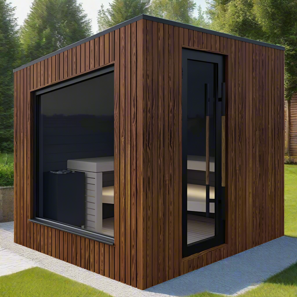Auroom Terra 5-6 Person Outdoor Traditional Sauna