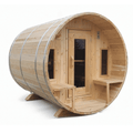 Dundalk Leisurecraft Canadian Timber 6 Person Tranquility Outdoor Traditional Barrel Sauna | CTC2345
