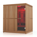 Finnmark FD-5 Trinity 4-Person Hybrid Indoor Infrared & Traditional Steam Sauna + Red Light Therapy | FD-KN005