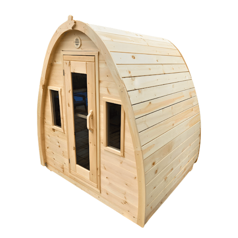 True North Canadian Made 4-8 Person Outdoor Traditional Pod Sauna