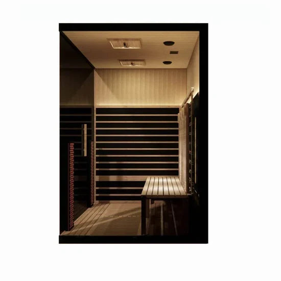 Sun Home Eclipse™ 4-Person Full Spectrum Indoor Infrared Sauna + Red Light Therapy