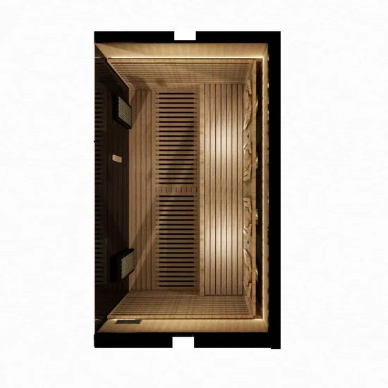 Sun Home Eclipse™ 4-Person Full Spectrum Indoor Infrared Sauna + Red Light Therapy